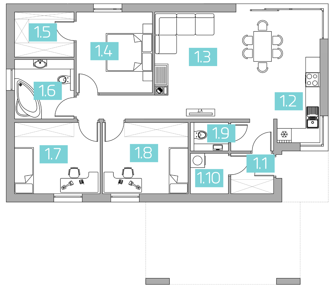 Lustrzane odbicie: Parter