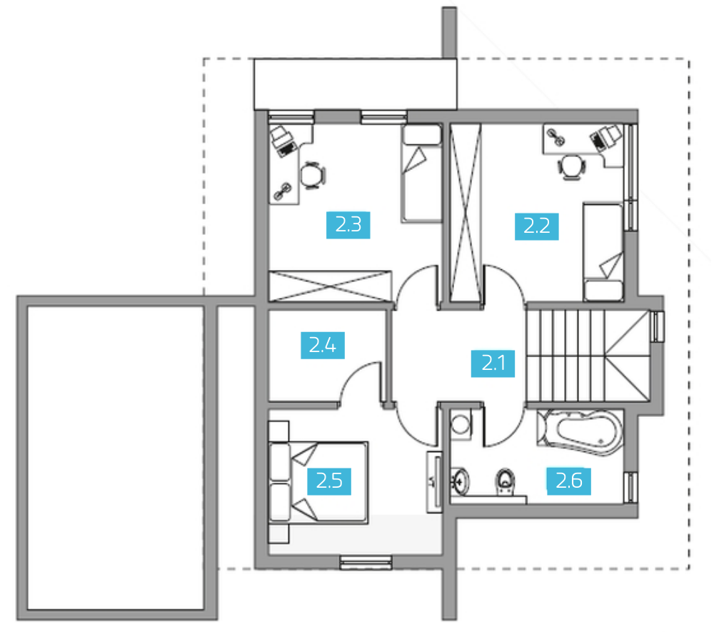 Lustrzane odbicie: Piętro