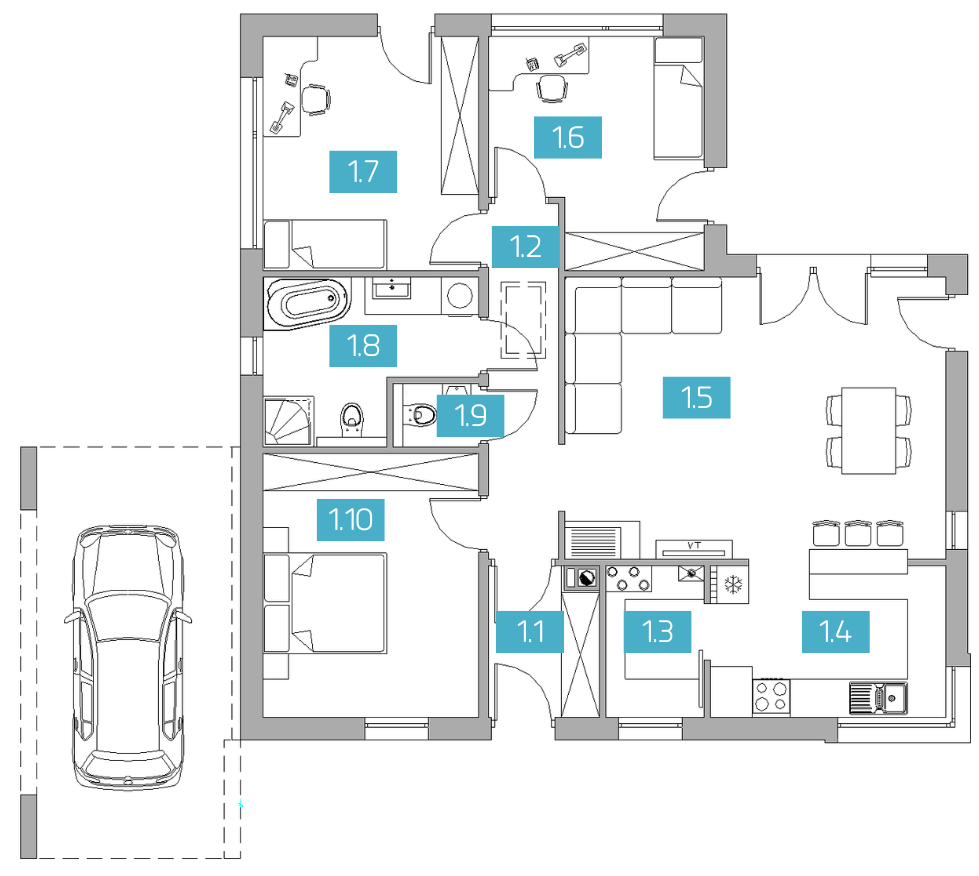 Lustrzane odbicie: Parter