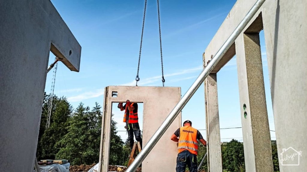 montaż ścian z keramzytu