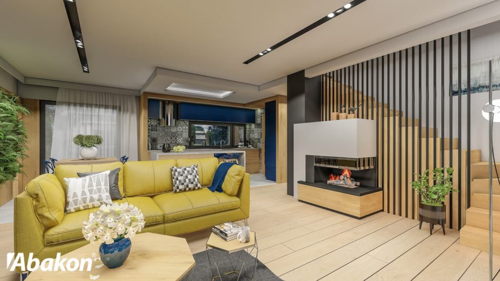 domy z poddaszem mieszkalnym - Abakon 2020 - wnętrze