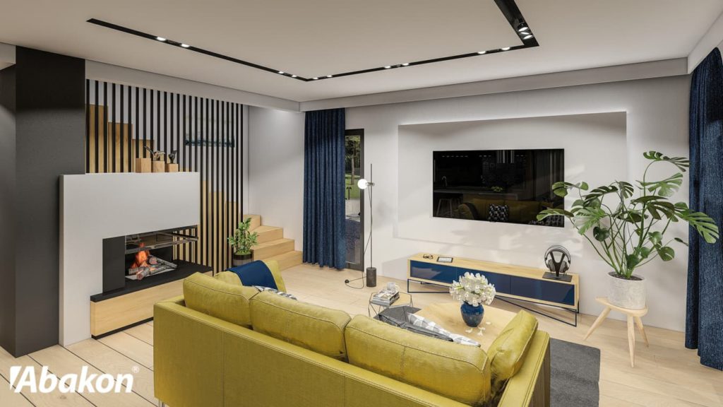 domy z poddaszem mieszkalnym - Abakon 2020 - wnętrze