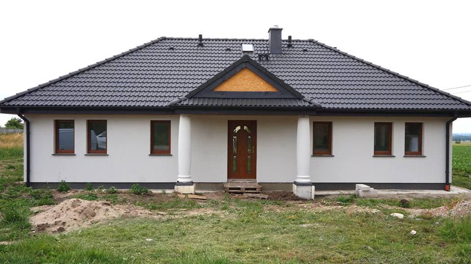 dom w stylu dworkowym - abakon Portico