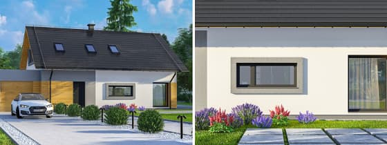 domy z poddaszem mieszkalnym