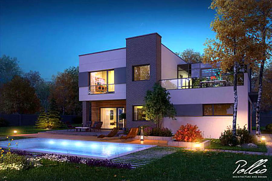 domy nowoczesne - Z500 - futuro